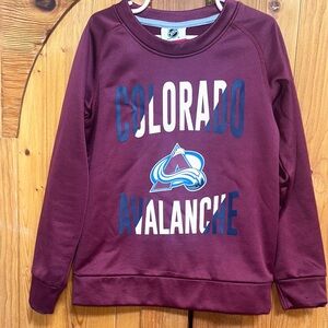 NHL Colorado Avalanche Kids Maroon Sweatshirt
